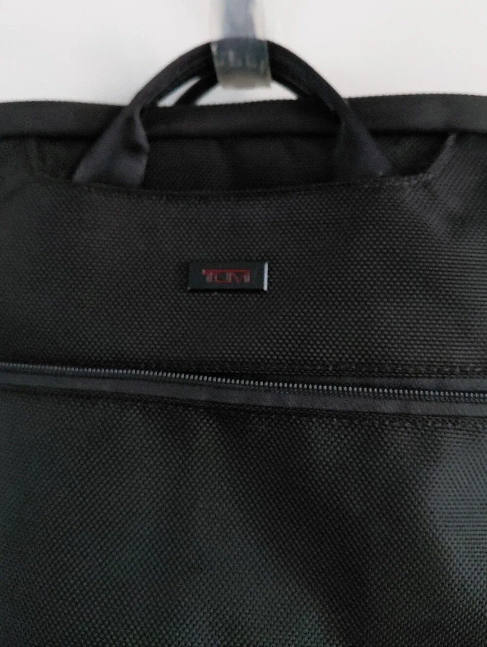 Tumi Laptop Briefcase Messenger Bag Black Nylon With STRAP EUC
